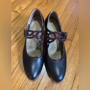 NAOT Luma High Heel Mary Janes Brown Leather Pumps 40/9.5